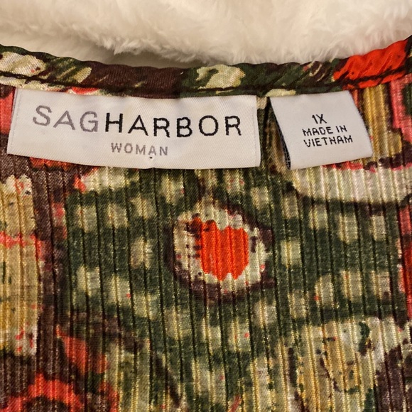 Nice Sag Harbor size 1X accordion, pleated top - Picture 6 of 11